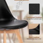 Mid-Century Modern Dining Chairs Set of 4
