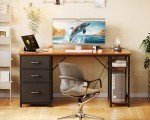 51 Inch Modern Computer Desk with USB Outlets