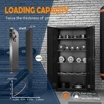 Metal Storage Cabinet with Adjustable Shelves - Black