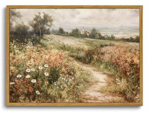 Vintage Landscape Canvas Art for Home Decor