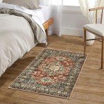 Lahome Vintage Small Washable Area Rug - 2x3 ft