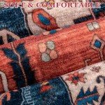 Washable 8x10 Boho Non-Slip Area Rug