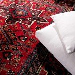 Vintage Hamadan 4' x 6' Accent Rug – Red Multi