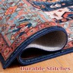 Washable 8x10 Boho Non-Slip Area Rug