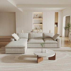 Cloud Modular L-Shaped Sectional Sofa with Storage