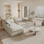 Cloud Modular L-Shaped Sectional Sofa with Storage