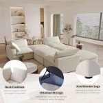 Cloud Modular L-Shaped Sectional Sofa with Storage