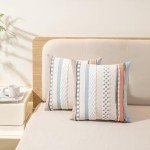 Boho Decorative Throw Pillow Covers Set of 2