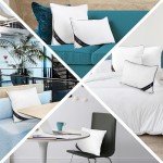 Set of 4 White 18x18 Throw Pillow Inserts