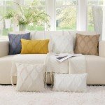 Soft Cream Faux Fur Decorative Pillow Covers - Set of 2