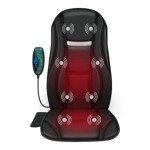 Snailax Heated Vibration Back Massager with 8 Motors