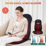 Snailax Heated Vibration Back Massager with 8 Motors