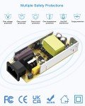 24V 6A Power Supply Adapter for LED Lights & More