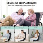 Snailax Heated Vibration Back Massager with 8 Motors