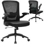 Ergonomic PU Leather Office Chair with Lumbar Support