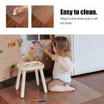 Kuyal Clear Chair Mat for Hard Floors 36x48