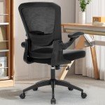 Ergonomic PU Leather Office Chair with Lumbar Support