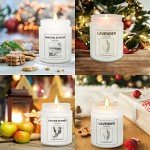 Lavender Scented Candles Set - 4 Pack
