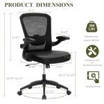 Ergonomic PU Leather Office Chair with Lumbar Support