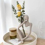 Abstract Sandstone Thinker Statue for Home Decor
