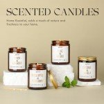 Coconut Vanilla Scented Soy Candle – 9oz