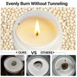Lavender Scented Candles Set - 4 Pack