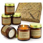 6 Pack Aromatherapy Soy Wax Scented Candles