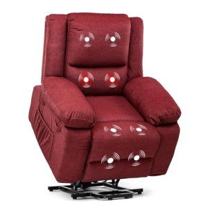 Power Lift Recliner Chair with Massage and Heat