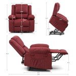 Power Lift Recliner Chair with Massage and Heat