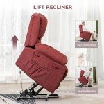 Power Lift Recliner Chair with Massage and Heat