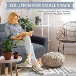 Dark Grey Modern Linen Loveseat Sofa with Pillows