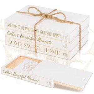 3 Pcs Faux Decorative Book Set for Home Decor