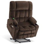 MCombo Large Dual Motor Lift Recliner Sofa with Massage