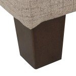 Tufted Ainsley Button Storage Ottoman Bench, Tan