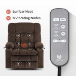 MCombo Large Dual Motor Lift Recliner Sofa with Massage
