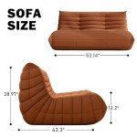 Orange Bean Bag Chair for Living Room & Bedroom