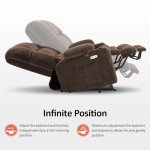 MCombo Large Dual Motor Lift Recliner Sofa with Massage
