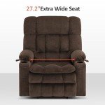 MCombo Large Dual Motor Lift Recliner Sofa with Massage