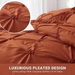 Burnt Orange 7-Piece Queen Comforter Set
