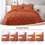 Burnt Orange 7-Piece Queen Comforter Set