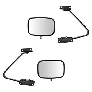 Manual Side Mirror Set for 80-97 Ford