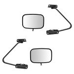 Manual Side Mirror Set for 80-97 Ford