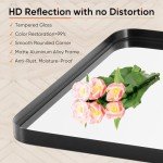 Modern Black Vanity Mirror - 30x40 Inch