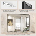 Modern Black Vanity Mirror - 30x40 Inch