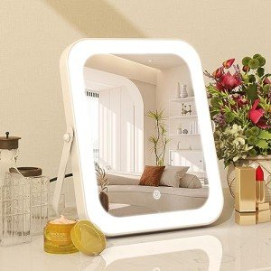 Lighted Vanity Mirror with Dimmable Touch Screen