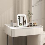 Lighted Vanity Mirror with Dimmable Touch Screen
