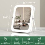 Lighted Vanity Mirror with Dimmable Touch Screen