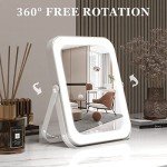 Lighted Vanity Mirror with Dimmable Touch Screen