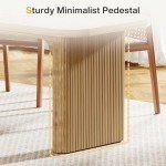 Tribesigns 62-Inch Farmhouse Dining Table for 4-6