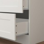 Modern White 3-Door Wardrobe with Mirror and Drawers
